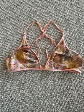 Victoria's Secret Pink Floral Triangle Bralette